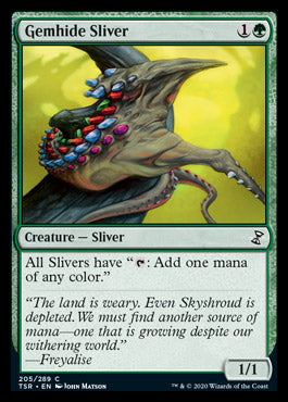 Gemhide Sliver [Time Spiral Remastered] [Foil]