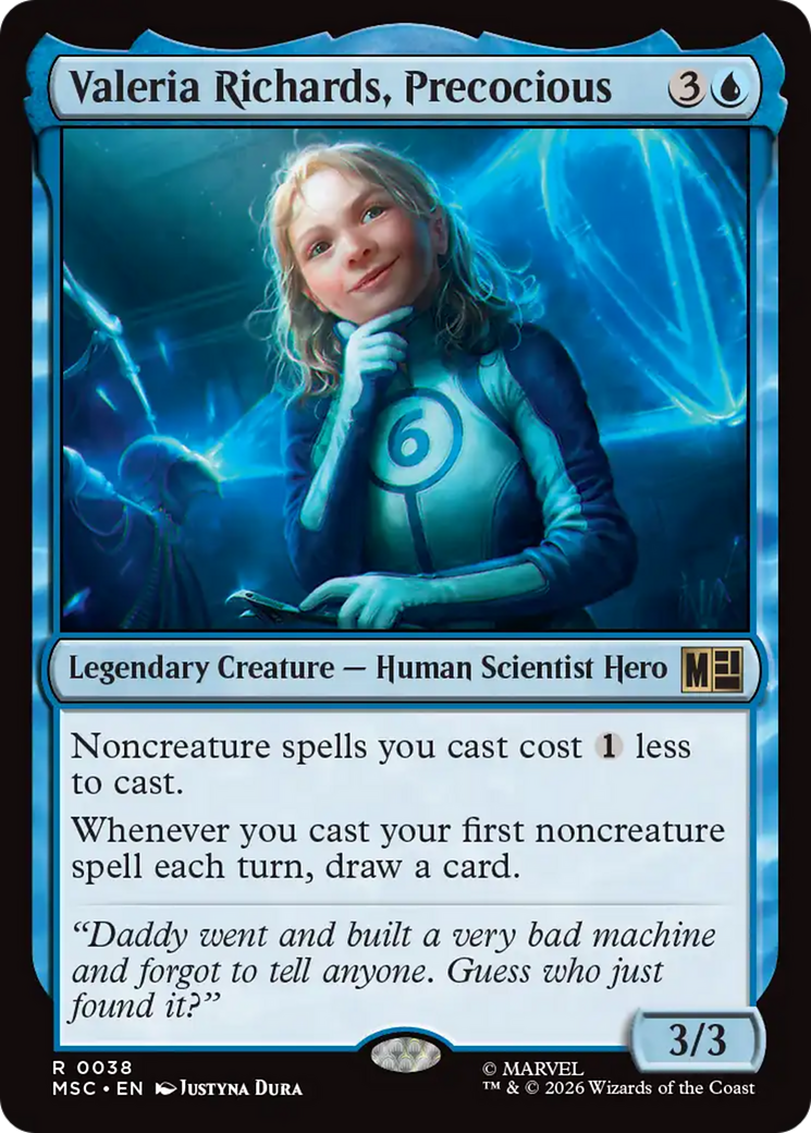 Valeria Richards, Precocious [Marvel Super Heroes Commander]