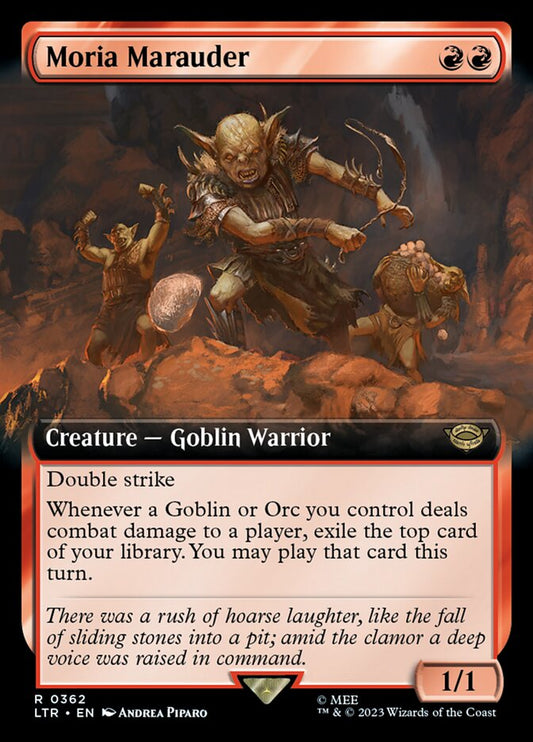 Moria Marauder (Extended Art) [The Lord of the Rings: Tales of Middle-Earth] [Foil]