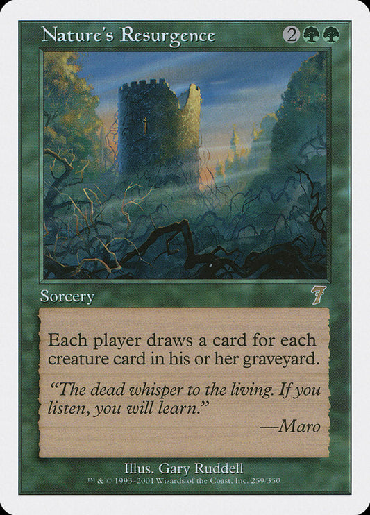 Nature's Resurgence [Seventh Edition] [Foil]