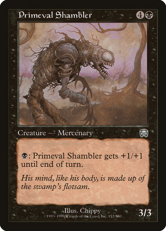 Primeval Shambler [Mercadian Masques] [Foil]
