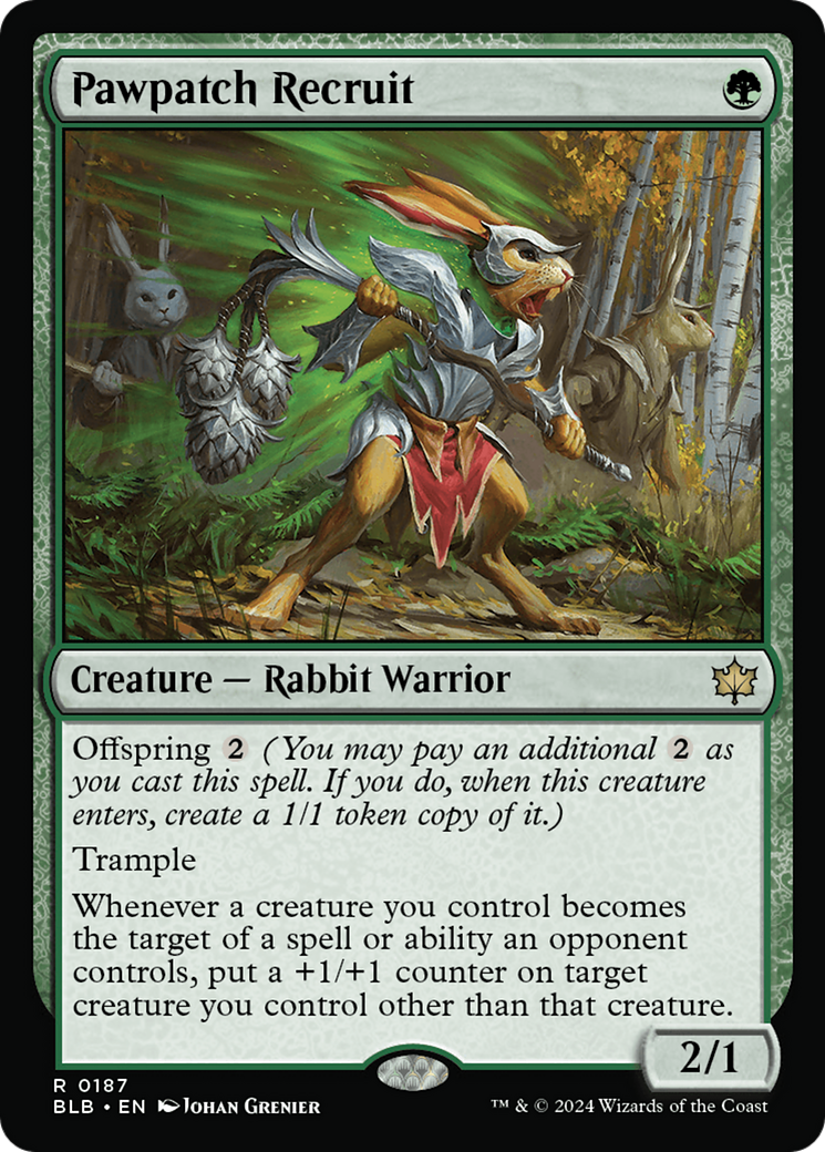 Pawpatch Recruit [Bloomburrow] [Foil]