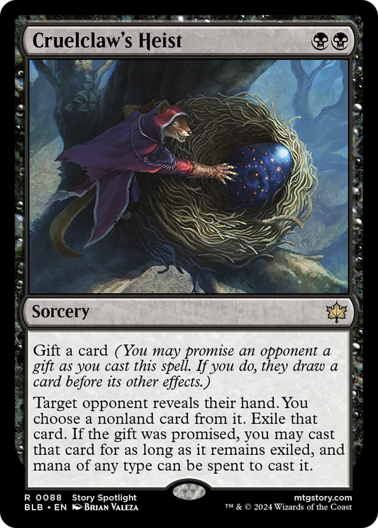 Cruelclaw's Heist [Bloomburrow] [Foil]