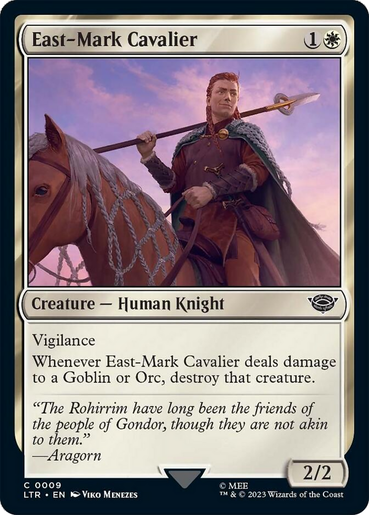 East-Mark Cavalier [The Lord of the Rings: Tales of Middle-Earth] [Foil]