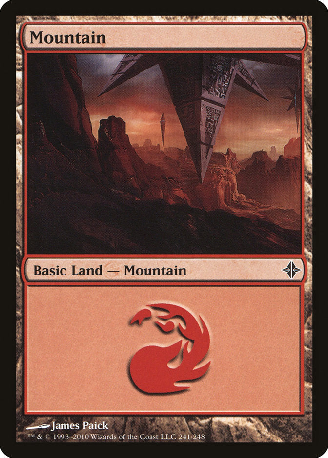 Mountain (241) [Rise of the Eldrazi] [Foil]
