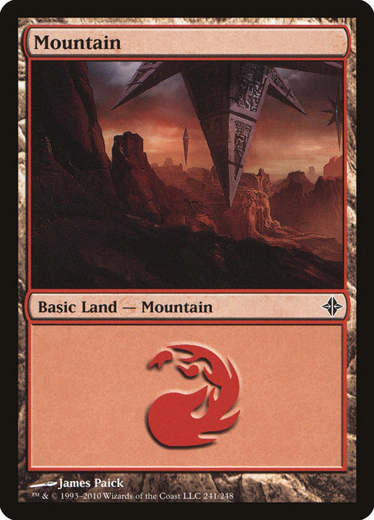 Mountain (241) [Rise of the Eldrazi] [Foil]