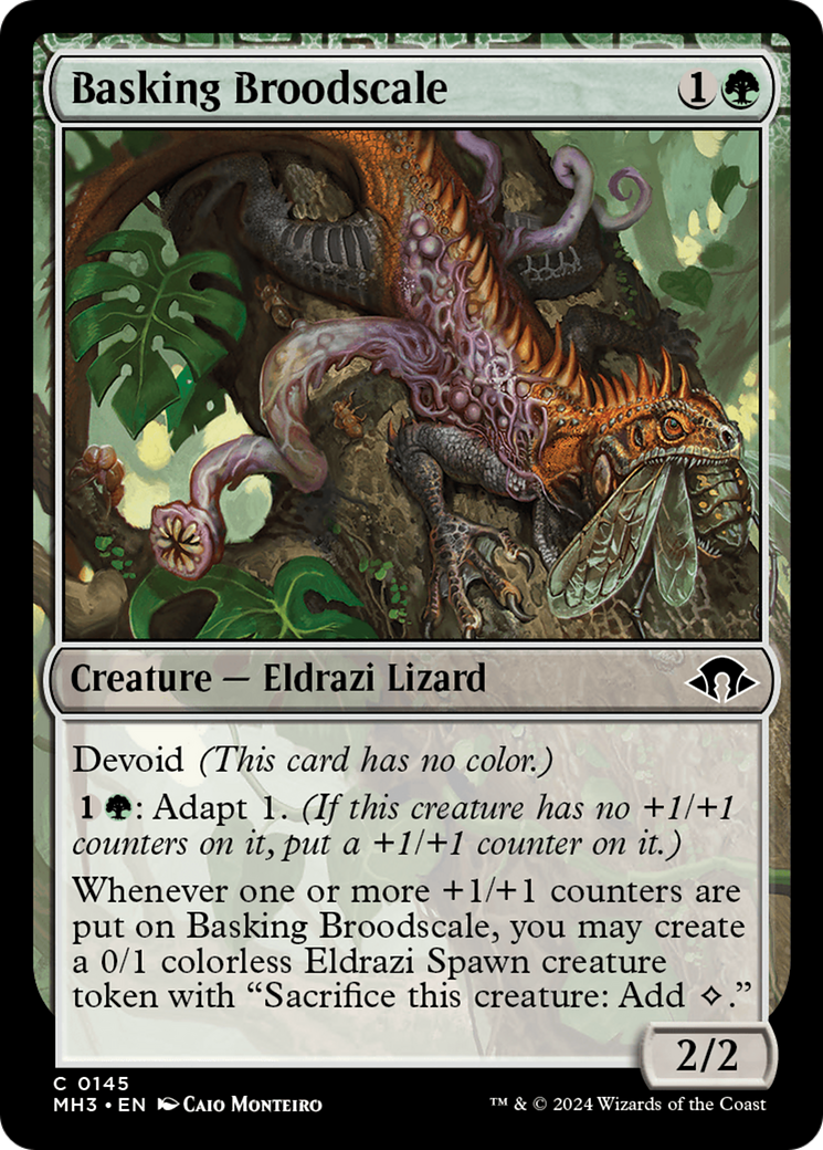 Basking Broodscale [Modern Horizons 3] [Foil]