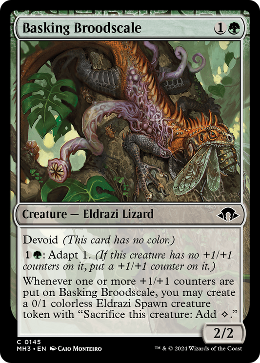 Basking Broodscale [Modern Horizons 3] [Foil]