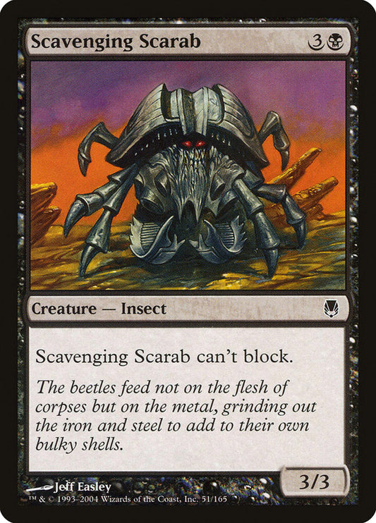 Scavenging Scarab [Darksteel] [Foil]
