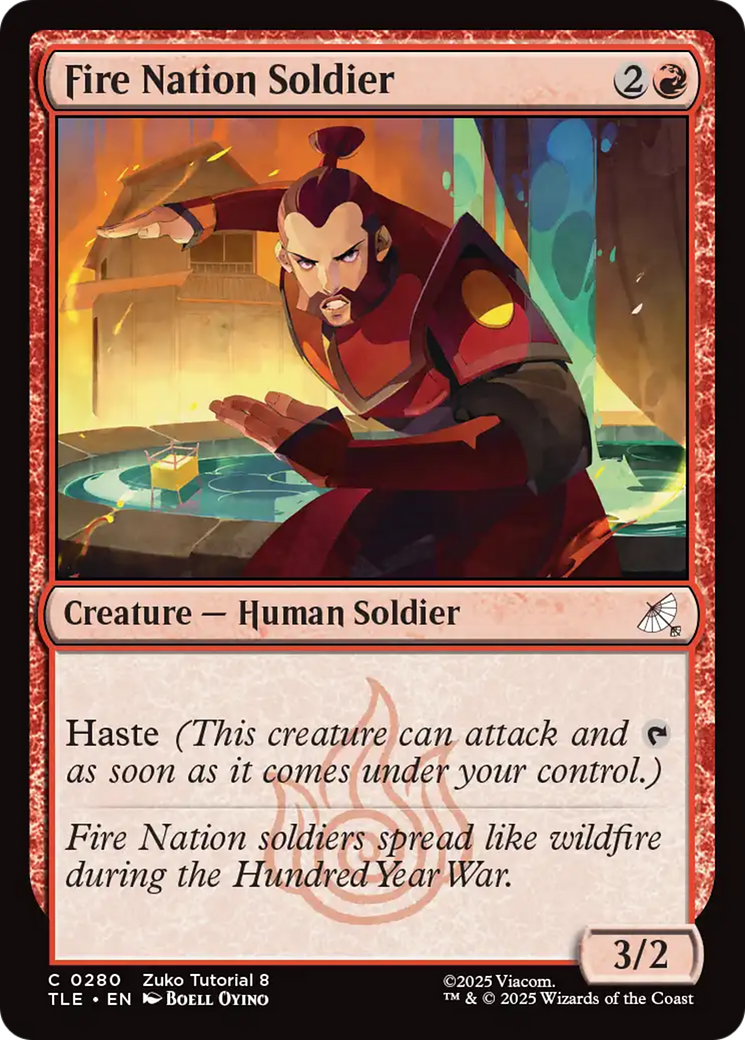 Fire Nation Soldier (0280) [Avatar: The Last Airbender: Eternal-Legal] [Foil]