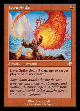 Lava Spike (Timeshifted) [Time Spiral Remastered] [Foil]