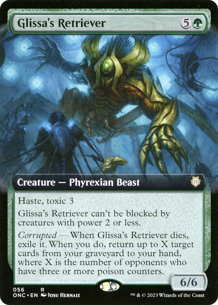 Glissa's Retriever (Extended Art) [Phyrexia: All Will Be One Commander] [Foil]