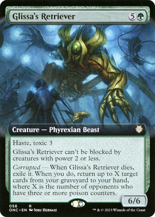 Glissa's Retriever (Extended Art) [Phyrexia: All Will Be One Commander] [Foil]