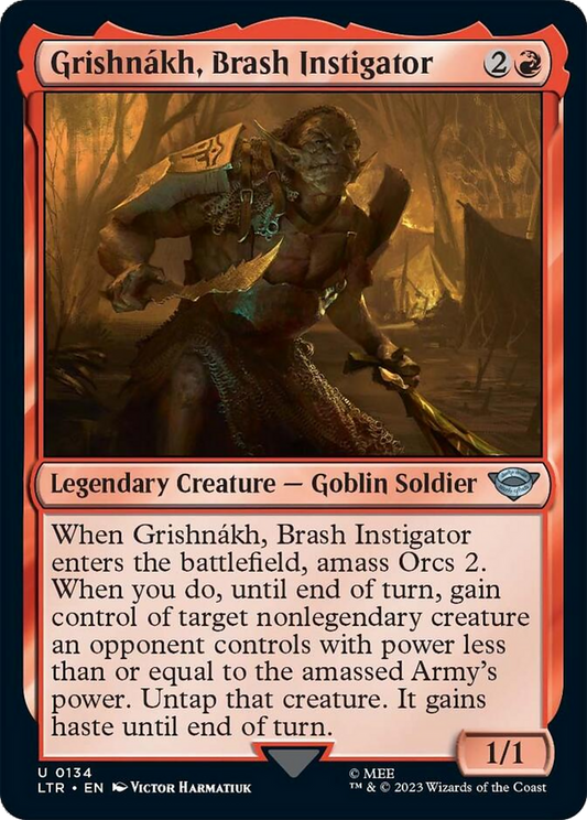 Grishnakh, Brash Instigator [The Lord of the Rings: Tales of Middle-Earth] [Foil]