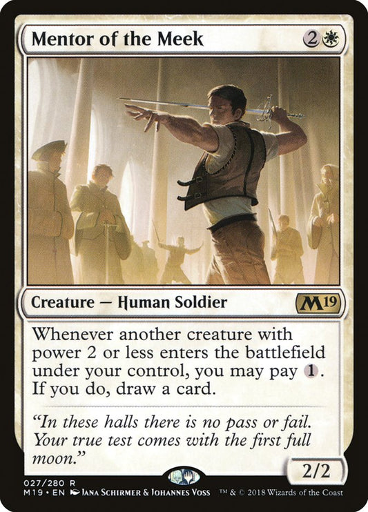Mentor of the Meek [Core Set 2019] [Foil]