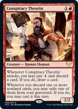 Conspiracy Theorist [Strixhaven: School of Mages] [Foil]