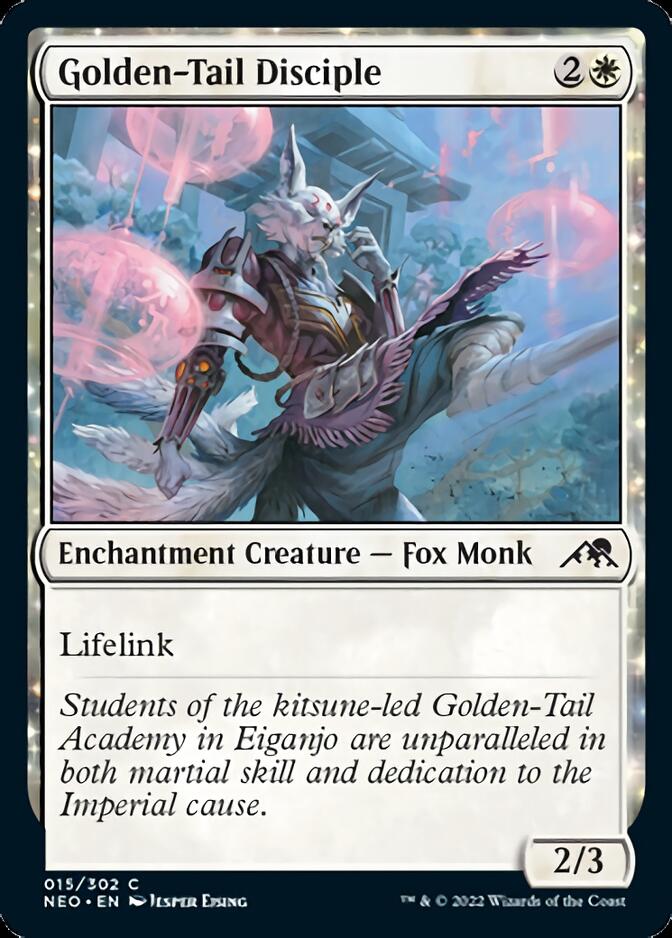 Golden-Tail Disciple [Kamigawa: Neon Dynasty] [Foil]