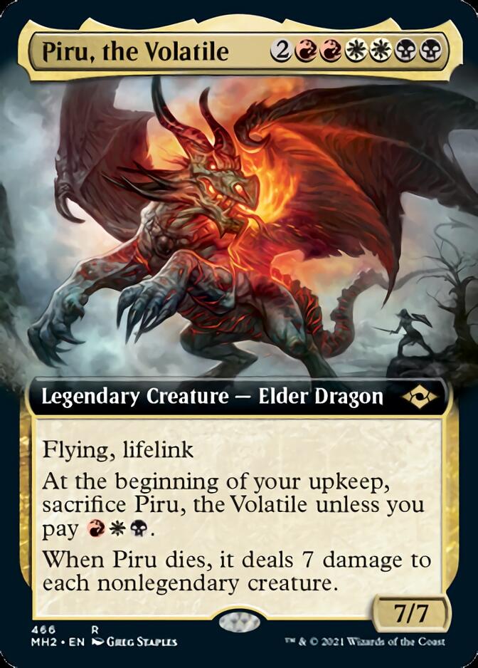 Piru, the Volatile (Extended Art) [Modern Horizons 2] [Foil]
