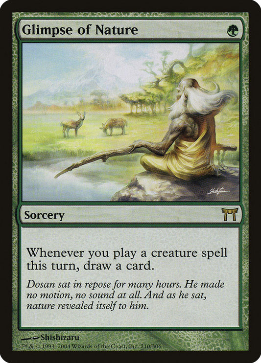 Glimpse of Nature [Champions of Kamigawa] [Foil]