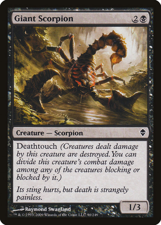 Giant Scorpion [Zendikar] [Foil]