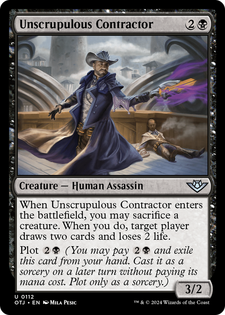 Unscrupulous Contractor [Outlaws of Thunder Junction] [Foil]