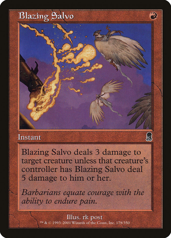 Blazing Salvo [Odyssey] [Foil]