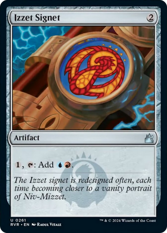 Izzet Signet [Ravnica Remastered] [Foil]