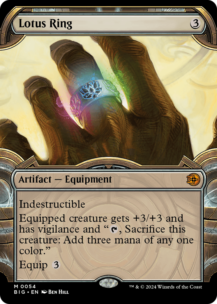 Lotus Ring (Showcase) [Outlaws of Thunder Junction: The Big Score] [Foil]