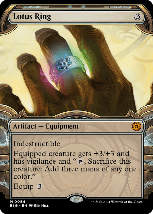 Lotus Ring (Showcase) [Outlaws of Thunder Junction: The Big Score] [Foil]