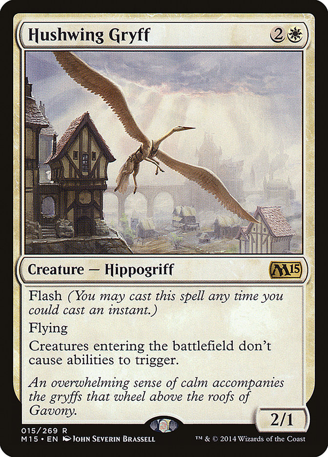 Hushwing Gryff [Core Set 2015] [Foil]