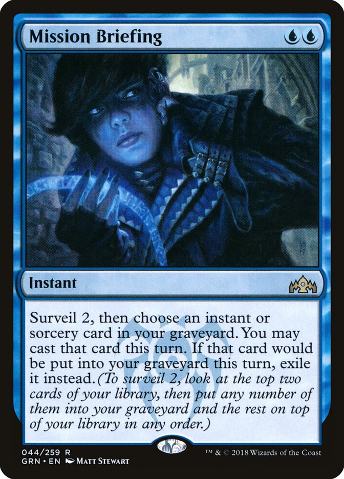 Mission Briefing [Guilds of Ravnica] [Foil]