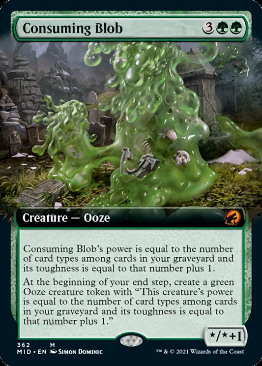 Consuming Blob (Extended Art) [Innistrad: Midnight Hunt] [Foil]
