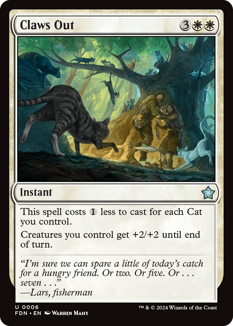 Claws Out [Foundations] [Foil]
