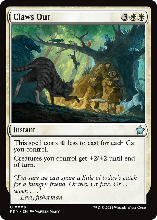 Claws Out [Foundations] [Foil]