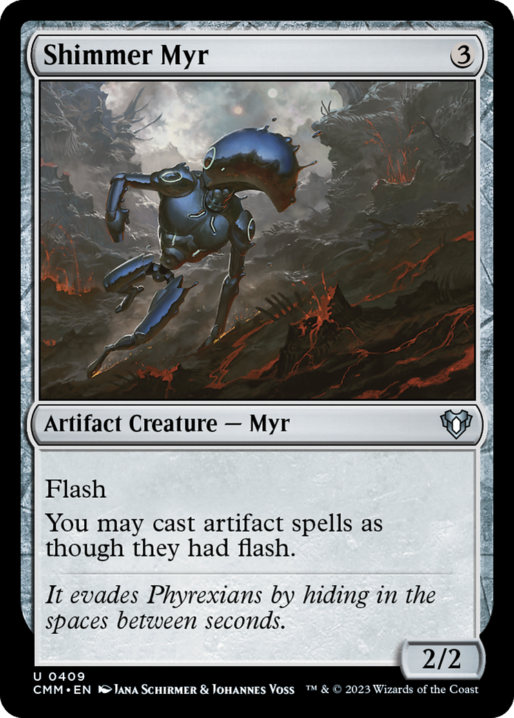 Shimmer Myr [Commander Masters] [Foil]