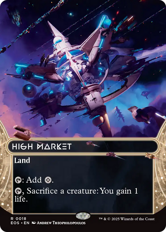 High Market (0018) (Borderless) [Edge of Eternities: Stellar Sights] [Foil]