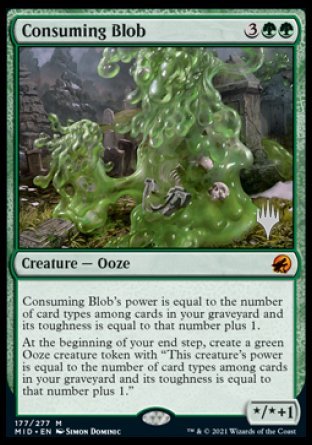 Consuming Blob (Promo Pack) [Innistrad: Midnight Hunt Promos] [Foil]