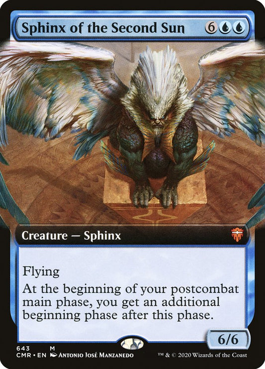 Sphinx of the Second Sun (Extended Art) [Commander Legends] [Foil]