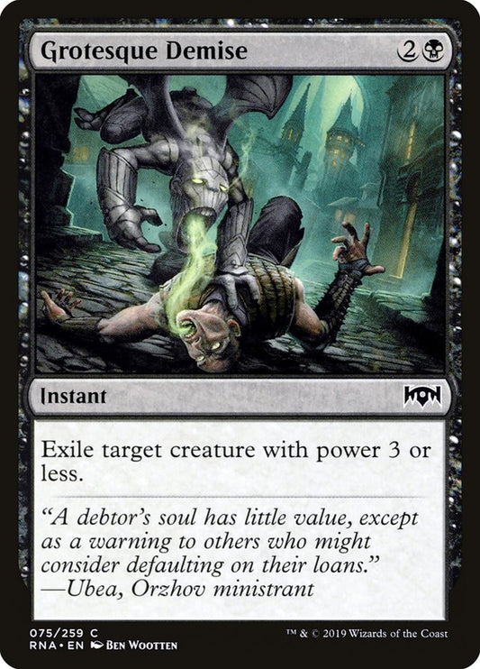 Grotesque Demise [Ravnica Allegiance] [Foil]