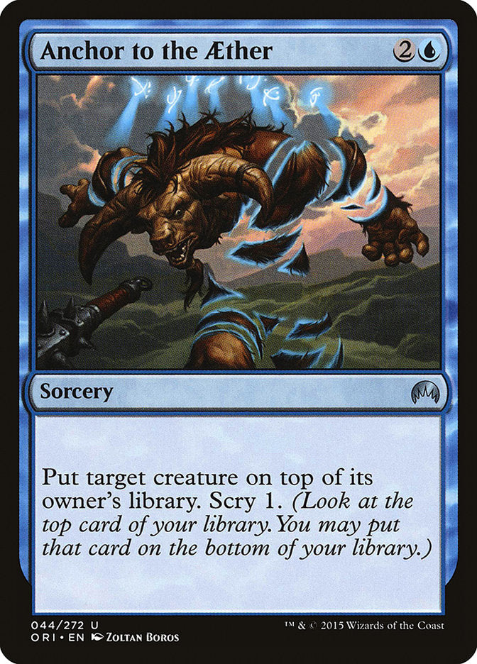 Anchor to the Aether [Magic Origins] [Foil]