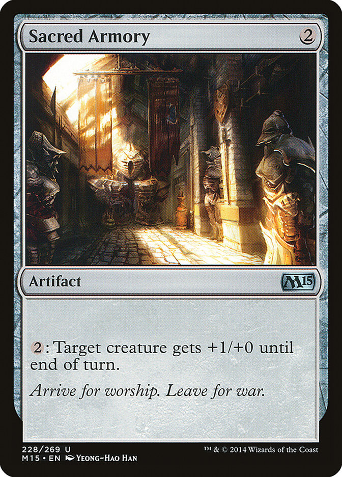 Sacred Armory [Core Set 2015] [Foil]