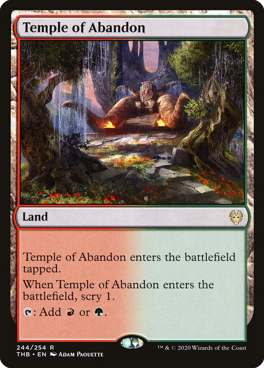 Temple of Abandon [Theros Beyond Death] [Foil]