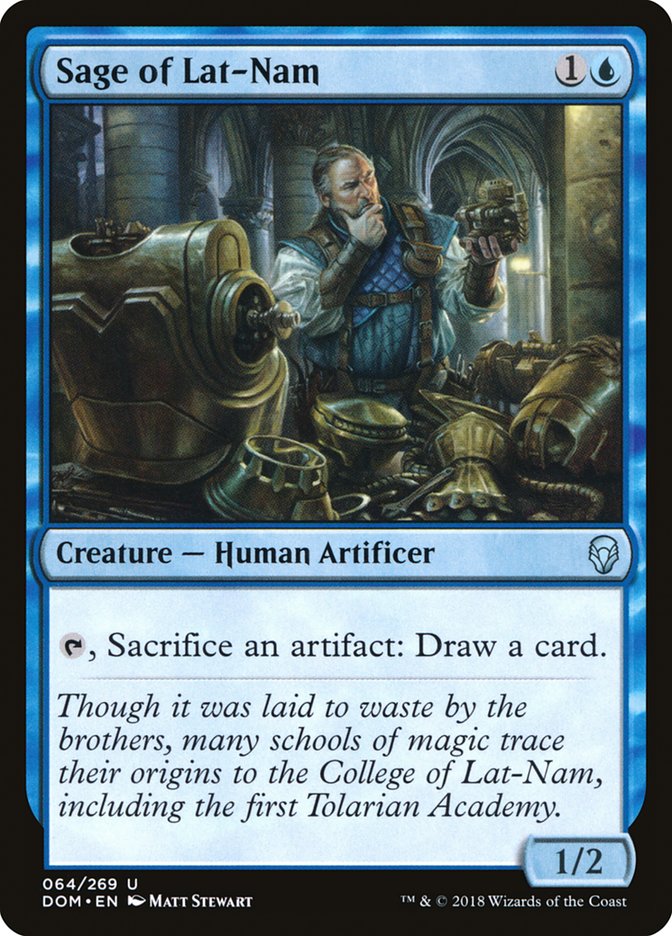 Sage of Lat-Nam [Dominaria] [Foil]