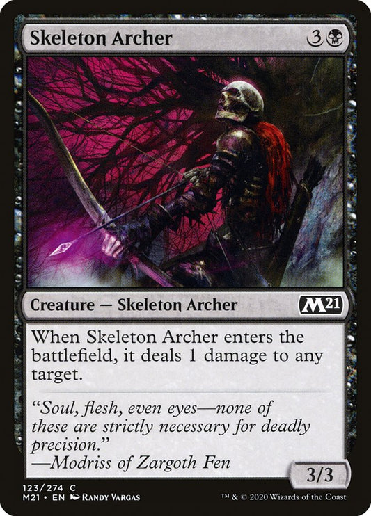 Skeleton Archer [Core Set 2021] [Foil]