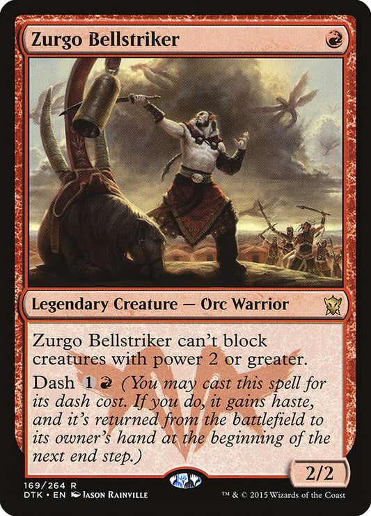 Zurgo Bellstriker [Dragons of Tarkir] [Foil]