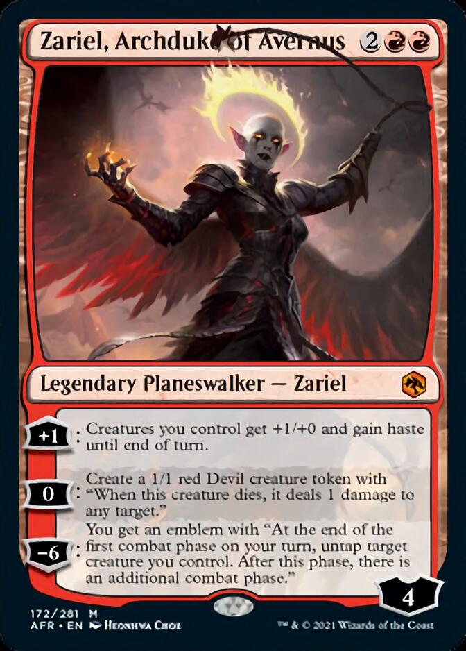 Zariel, Archduke of Avernus [Dungeons & Dragons: Adventures in the Forgotten Realms] [Foil]