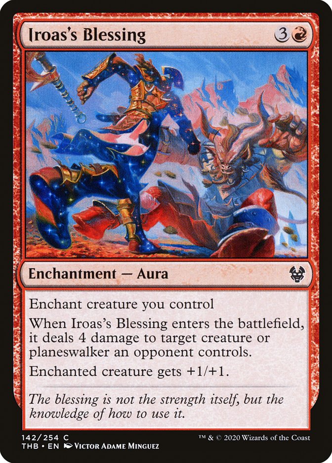 Iroas's Blessing [Theros Beyond Death] [Foil]