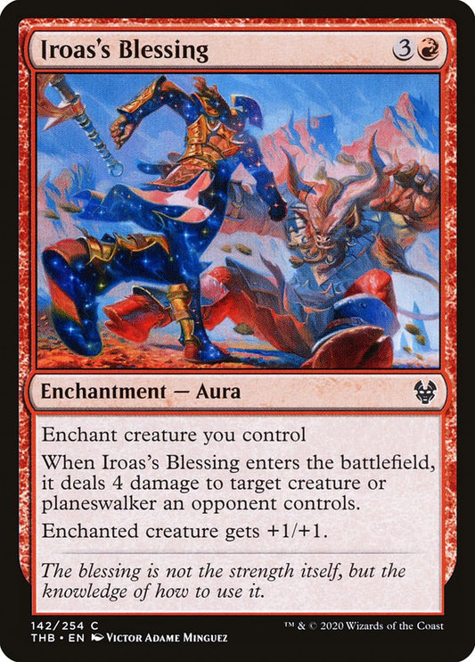 Iroas's Blessing [Theros Beyond Death] [Foil]