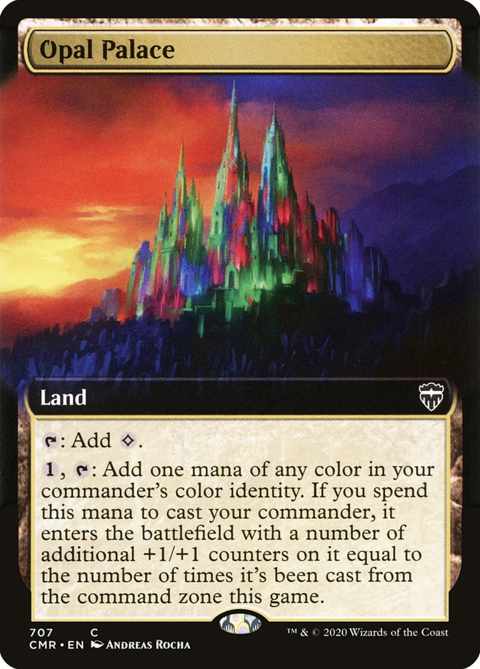 Opal Palace (Extended Art) [Commander Legends] [Foil]