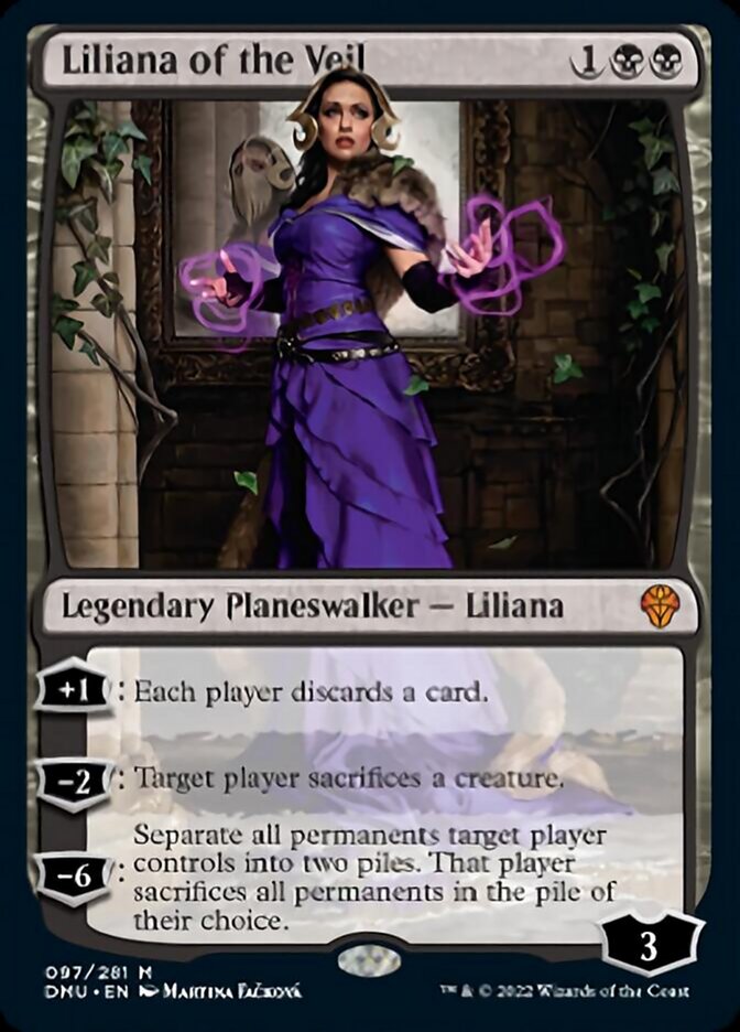 Liliana of the Veil [Dominaria United] [Foil]